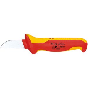 Cutit de taiat cabluri, izolat la 1000V, KNIPEX, 98 52, 190 mm