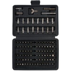 Set 100 biti si adaptor Heinner CTSM012, material chrome-vanadium