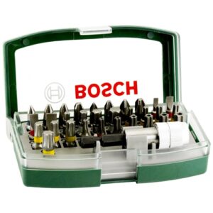 Set 32 accesorii Bosch 2607017063, biti, adaptor biti, 25 mm lungime