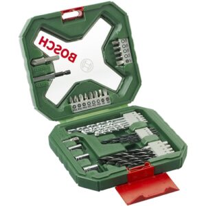 Set 34 accesorii Bosch X-line 2607010608, biti, burghie, chei tubulare, zencuitor, adaptor universal cu magnet, adaptor chei tubulare