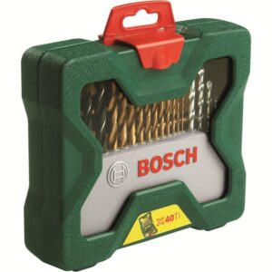 Set 40 accesorii Bosch X-line 2607019600, biti, adaptor biti, burghie, zencuitor, suport universal cu magnet