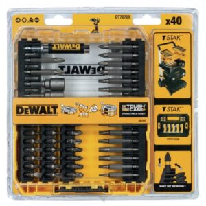 Set 40 de accesorii pentru insurubat Dewalt DT70705