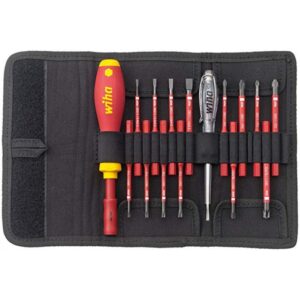Set surubelnita si biti izolati la 1000V, WIHA slimVario, 17 piese
